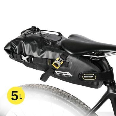 Велосумка підсідельна Rhinowalk Bike 5л RK19512 black RW174 фото