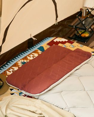 Спальний мішок Naturehike Cotton Sleeping Bag R350 CNH22SD005 бордовий-бежевий