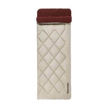 Спальний мішок Naturehike Cotton Sleeping Bag R350 CNH22SD005 бордовий-бежевий 6927595753514 фото