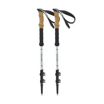 Трекінгові палиці Naturehike 7075 Aluminum 3-сек. (пара) 135 см CNH22DS002 білий 6975641886259 фото