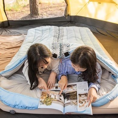 Спальный мешок с капюшоном Naturehike L250 NH21MSD07 голубой 6927595774830-R фото