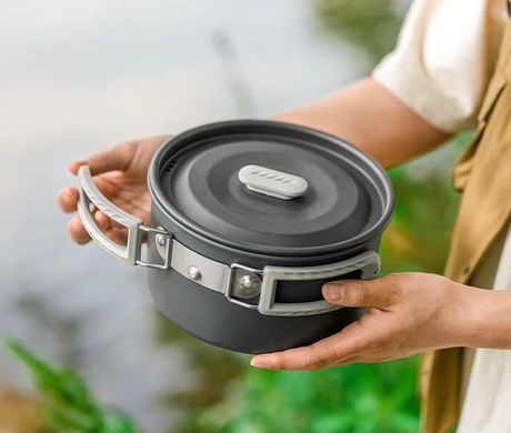 Кастрюля Naturehike 1.7 л CNK2450CF010 grey 6976507663342 фото