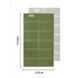 Килимок складаний подвійний IXPE Naturehike CNK2450WS044, алюмінієва плівка, 200x120х1,8 см, оливковий зелений 6927595789995 &ndash; фото 2