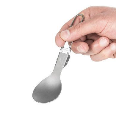 Ложка складная Naturehike Titanium spoon NH18C001-J grey 6927595727829 фото