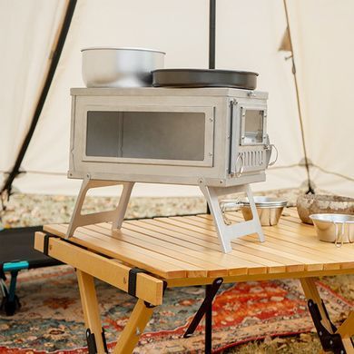Піч дров'яна 3F Ul Gear Wood stove Square steel 697091908251 фото
