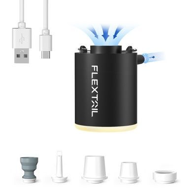 Насос-ліхтар кемпінговий Flextail Tiny Pump Х black 6975755964355 фото
