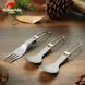 Ложка складная Naturehike Titanium spoon NH18C001-J grey 6927595727829 &ndash; фото 5