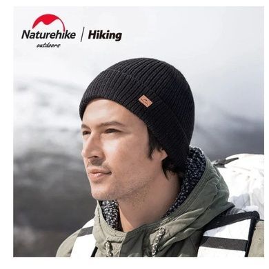 Шапка вовняна Naturehike NH21FS553 чорна 6927595786543 фото