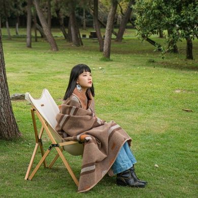 Коврик для пикника Wool Blanket Naturehike 200х150 cм polyester/wool NH20FS036 коричневый 6927595761328 фото