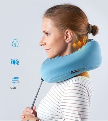 Подушка масажна Naturehike Vibrating Massage Pillow NH18Z060-T navy blue 6927595730072 фото