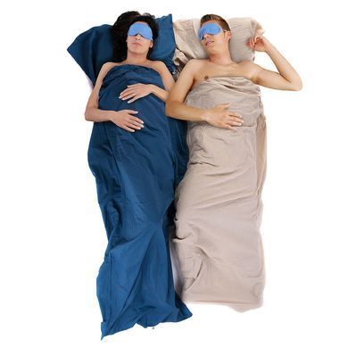 Вкладиш для спального мішка Naturehike Cotton Standart Long NH15S012-E navy blue 6927595704127 фото