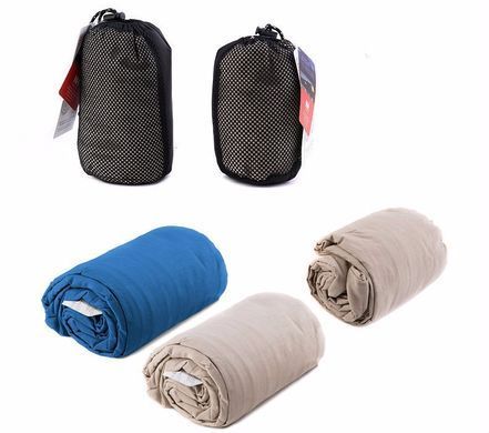 Вкладиш для спального мішка Naturehike Cotton Standart Long NH15S012-E navy blue 6927595704127 фото