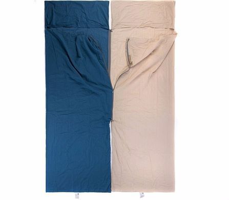 Вкладиш для спального мішка Naturehike Cotton Standart Long NH15S012-E navy blue 6927595704127 фото