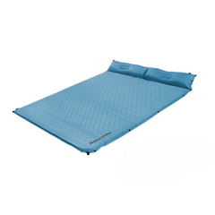 Коврик самонадувающийся двухместный с подушкой Naturehike 30мм CNH22DZ013 голубой