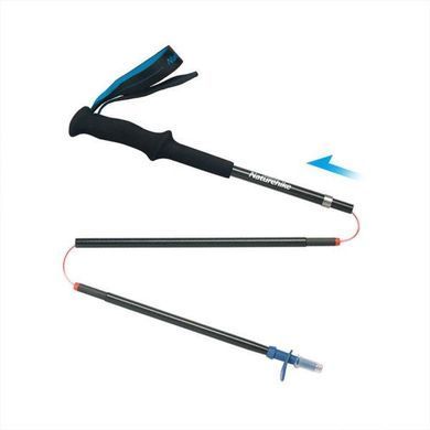 Трекінгові палиці Naturehike ST08 Carbon 4-сек. (пара) 110 см NH18D020-Z бордовий 6927595748527 фото