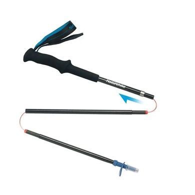 Трекінгові палиці Naturehike ST08 Carbon 4-сек. (пара) 110 см NH18D020-Z бордовий 6927595748527 фото