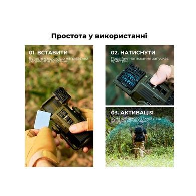 Фумігатор-ліхтар-powerbank кемпінговий Flextail Evo Repel black 6975755960319 фото
