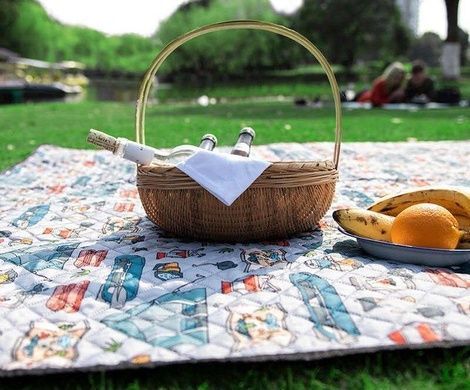 Килимок для пікніка Naturehike C042 200х180 cм NH19D024-Z white 6927595747568 фото