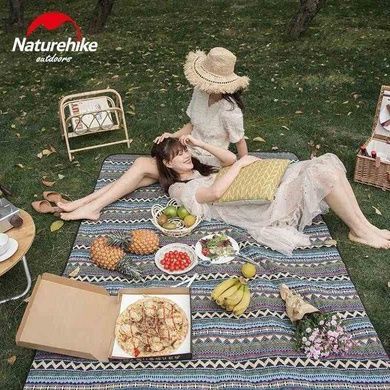 Килимок для пікніка Naturehike 20-FCD-Washable 139x195 см NH20FCD04 stripes 6927595747476 фото