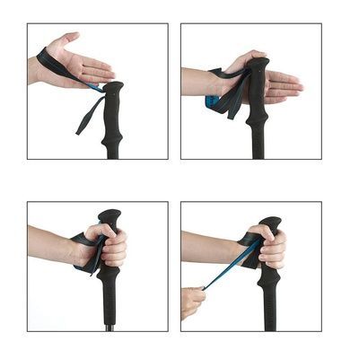 Трекінгові палиці Naturehike ST08 Carbon 4-сек. (пара) 120 см NH18D020-Z бордовий 6927595748534 фото