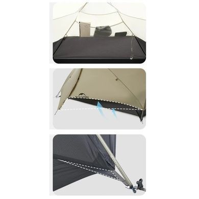 Палатка Naturehike Mongar UL2 (2-х местный) 15D CNK2550WS016 gray 6927595770504 фото