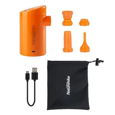 Насос Naturehike Mini Air Pump NH17C100-B orange 6927595722114 фото Насос Naturehike Mini Air Pump NH17C100-B orange 6927595722114 фото