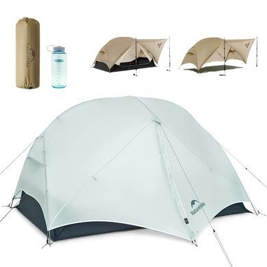 Палатка Naturehike Mongar UL2 (2-х местный) 15D CNK2550WS016 gray 6927595770504 фото