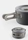 Набір посуду (2 каструлі, сковорідка) Naturehike CNK2450CF010 grey 6976507663335 &ndash; фото 2