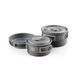 Набір посуду (2 каструлі, сковорідка) Naturehike CNK2450CF010 grey 6976507663335 &ndash; фото 1