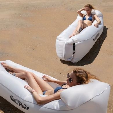 Ламзак-надувной диван Naturehike Air Sofa Camping NH20FCD06 желтый с принтом 6927595777077 фото