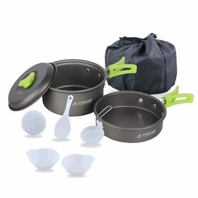 Набір посуду для кемпінгу Starcamp Cookware set 1-2 HX-CK02 black SC130 фото