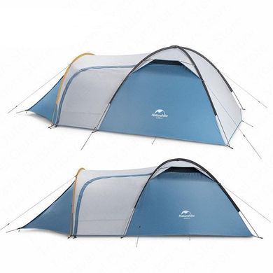 Палатка Naturehike Knight III (3-х местная) 190T polyester NH19G001-Y grey 6927595736340 фото