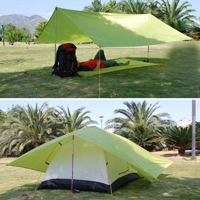 Тент 3F Ul Gear Ultralight 15D 3х3 green 15D3-3 фото
