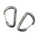 Карабін Mobi Garden Steel 60мм 2 шт NXLQI72001 grey 6928405315380 &ndash; фото 1