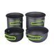 Набір посуду для кемпінгу Starcamp Cookware set 2-3 HX-CK03 black SC131 &ndash; фото 5