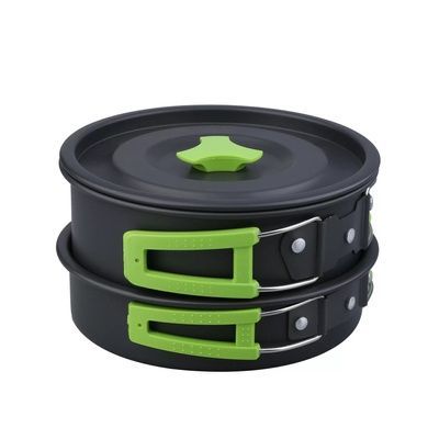 Набор посуды для кемпинга Starcamp Cookware set 2-3 HX-CK05 black SC132 фото
