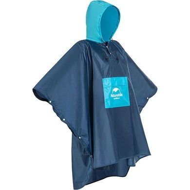 Плащ-дощовик Naturehike polyester L NH19Y036-Y синьо-блакитний 6927595735312 фото