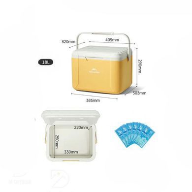 Термобокс Naturehike 18 л CNK2450CF012 beige 6975641884446 фото