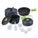 Набор посуды для кемпинга Starcamp Cookware set 2-3 HX-CK05 black SC132 &ndash; фото 1