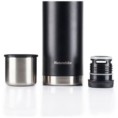 Термос Naturehike 304 steel 1000 мл NH19SJ010 black 6927595740248 фото