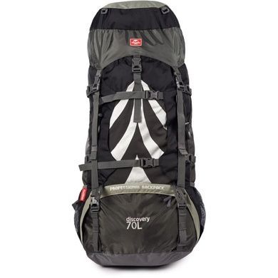 Рюкзак трекінговий Naturehike 70 NH70B070-B black-grey 6927595709009 фото
