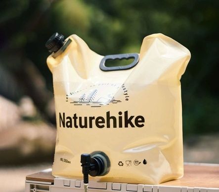 Канистра для воды Naturehike 10 л CNK2450CF027 yellow 6927595798355 фото