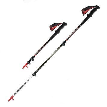 Трекінгові палиці Naturehike ST06 Carbon Aluminum 3-сек. (пара) NH17D006-D black 6927595748596 фото