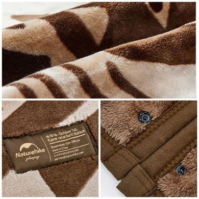 Одеяло огнеупорное Naturehike Flame Retardant Blanket CNH22JU017 бежевый с рисунком 6927595753576 фото