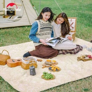 Коврик для пикника Naturehike 170х200 см CNH22DZ025 бежевый 6975641887348 фото