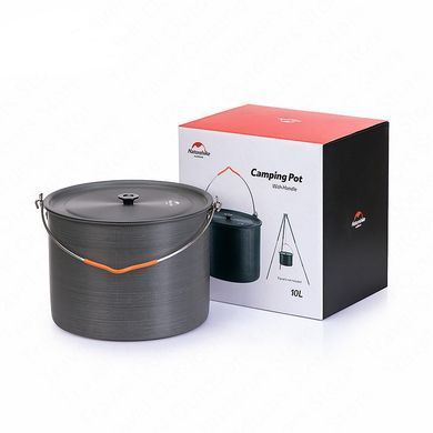 Казан Naturehike Camping 10 л NH19CJ003 grey 6927595738276 фото