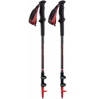 Трекинговые палки Naturehike ST06 Carbon Aluminum 3-сек. (пара) NH17D006-D black 6927595748596 фото