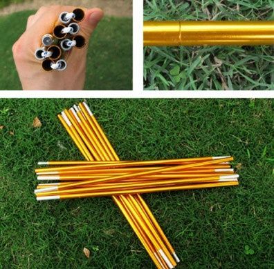 Комплект стійок для тенту 3F UL GEAR Aluminum 7075 poles 19 мм 2х2 м orange 5 фото