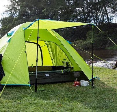 Палатка Naturehike P-Series II (2-х местная) 210T 65D polyester Graphic NH18Z022-P forest green 6927595762622 фото