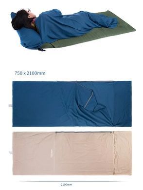 Вкладиш для спального мішка Naturehike Cotton Standart NH15S012-D blonde 6927595704110 фото